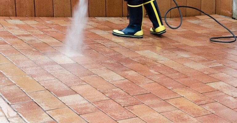 How to clean outdoor pavers